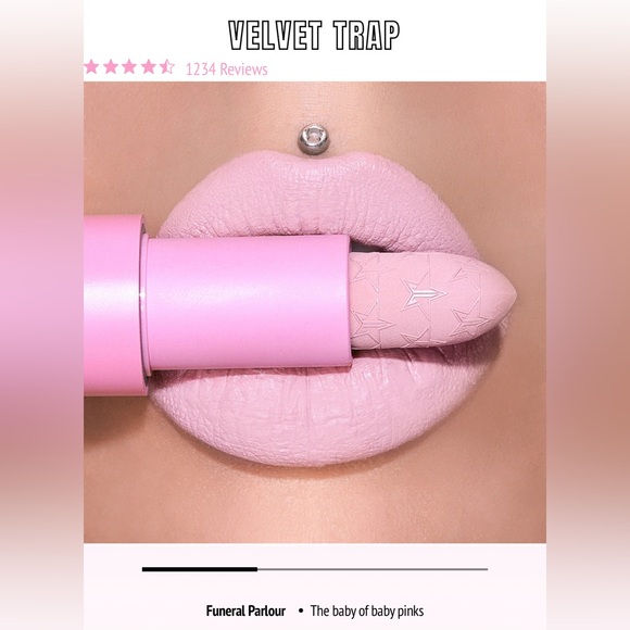 Jeffree Star ⭐️ Velvet Trap Lipstick-Funeral Parlor BNIB - Picture 1 of 2